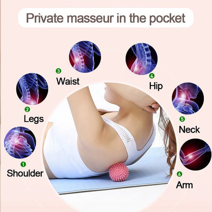 Foot massage ball with spikes