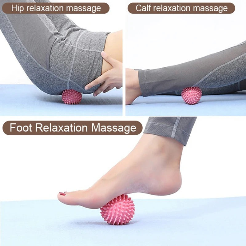 Foot massage ball with spikes